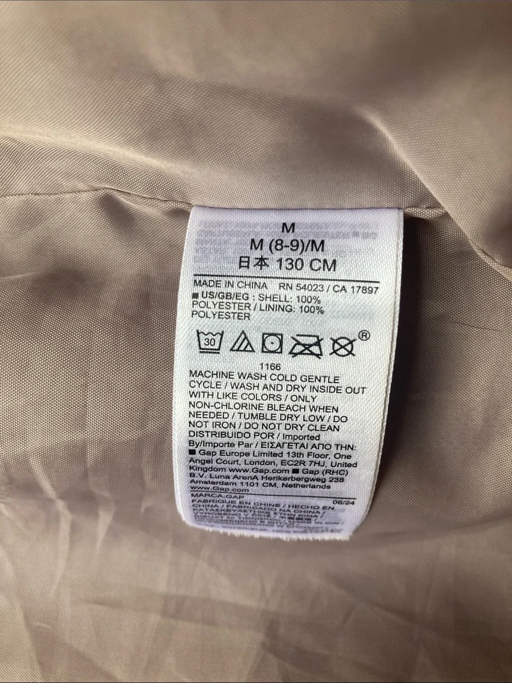 Gap faux fur coat